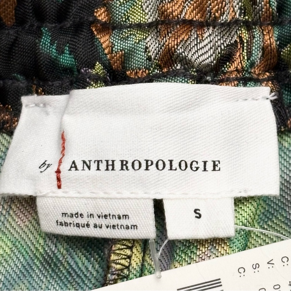Anthropologie The Somerset Pull-On Pants:
Cropped Jacquard Edition Size Small - Picture 8 of 11